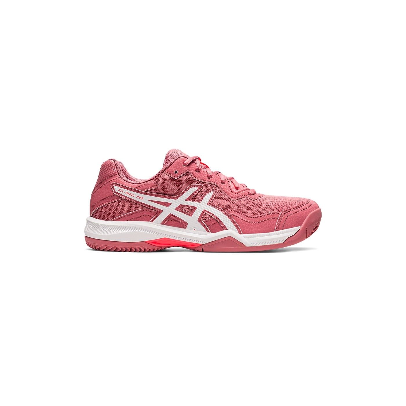 Asics Gel Padel Pro 4 Rosa Blanco Mujer