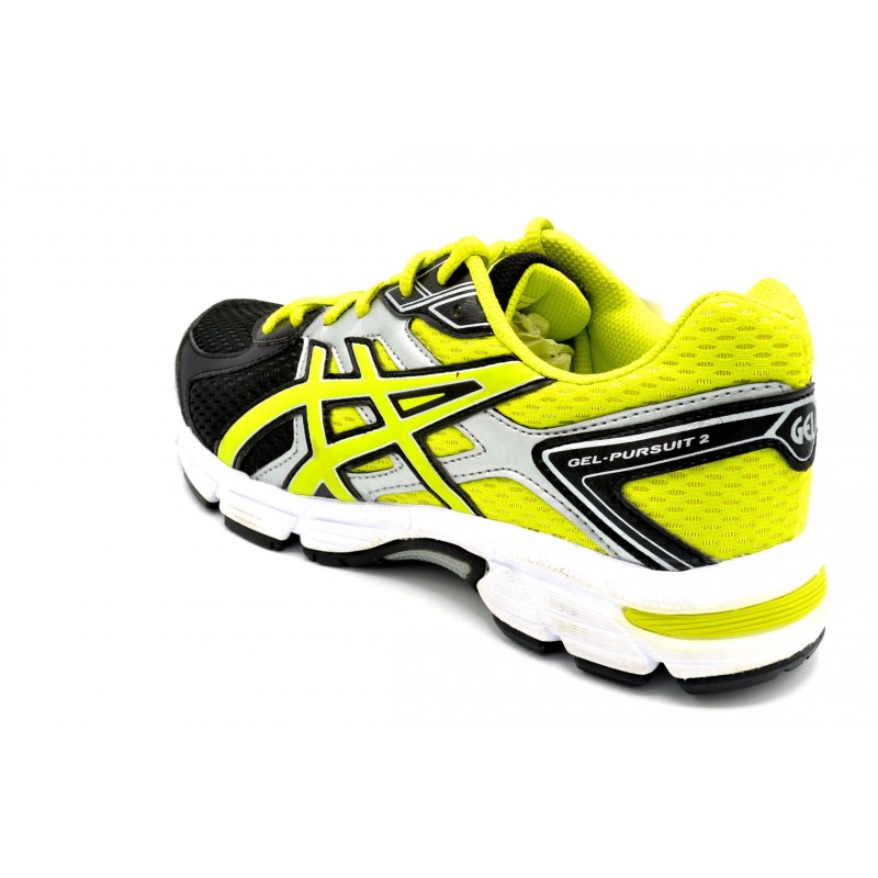 Asics Gel Pursuit 2 black lime - Zapatilla de running