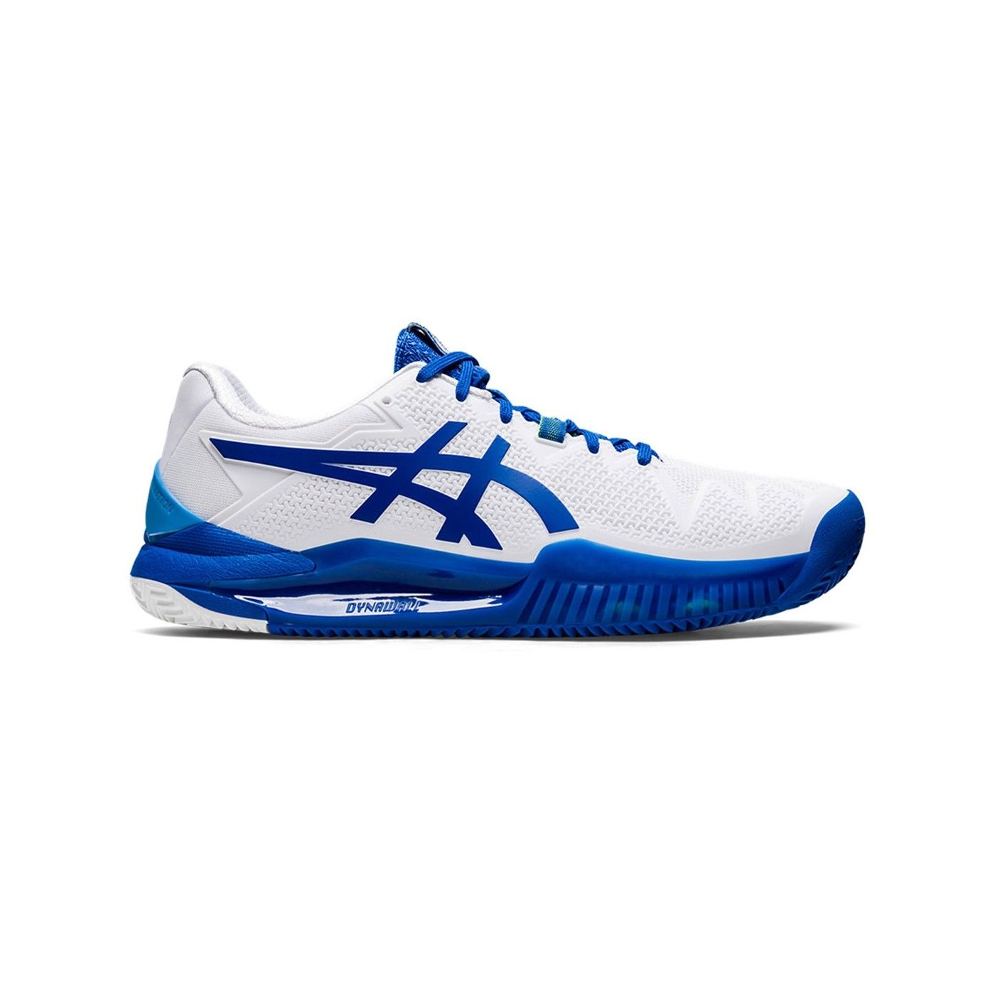 Asics Gel Resolution 8 Clay Blanco Azul 1041A346-960