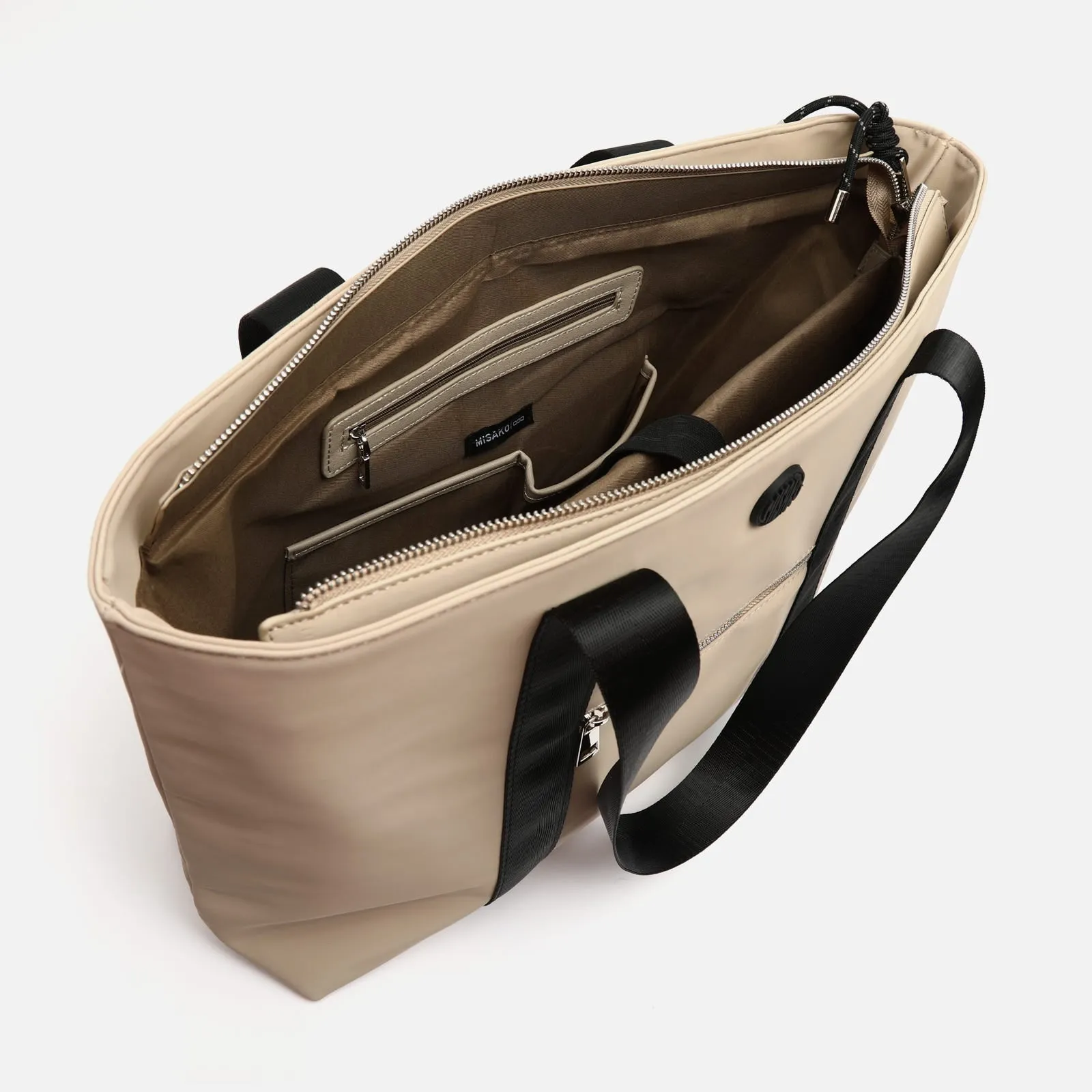 Austeru bolso shopper grande en nylon con bolsillo para tablet