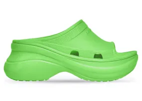 Balenciaga Crocs x Pool Slide Sandal "Neon Green"