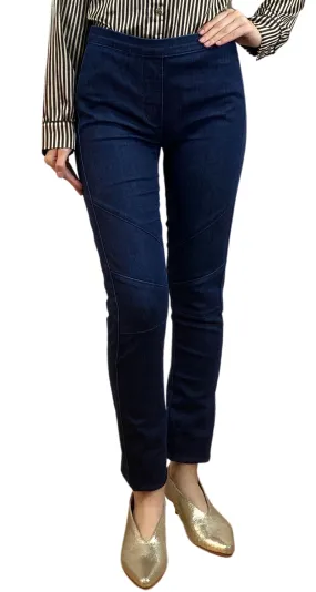 BCBG Pantalón Denim Azul