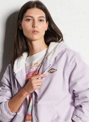 BILLABONG MY SINCE - Chaqueta de algodón con ajuste holgado en rosa