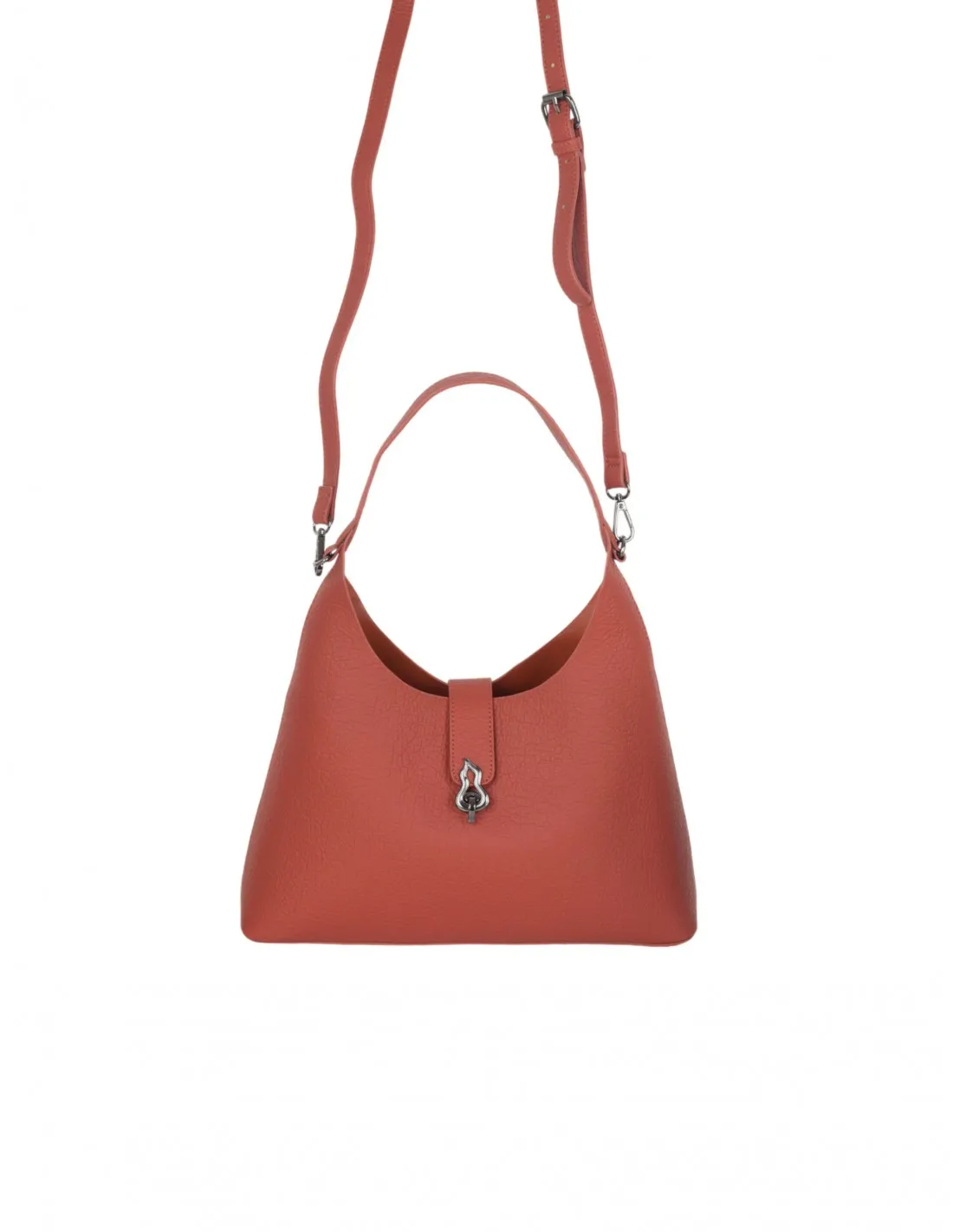 Bolso Hobo Color Teja