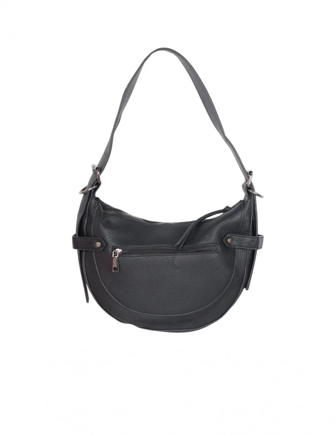 Bolso Media Luna Negro