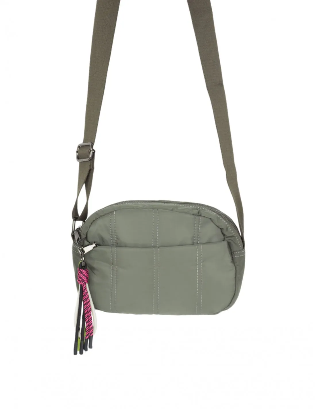 Bolso Pequeño Bandolera Nylon Verde