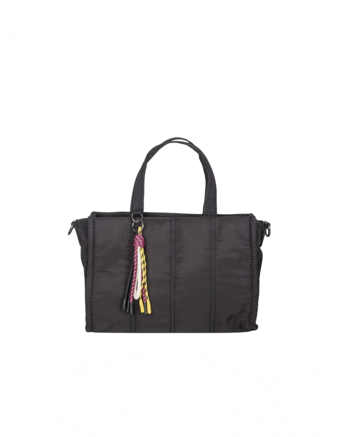 Bolso Shopper Mini Nylon Negro