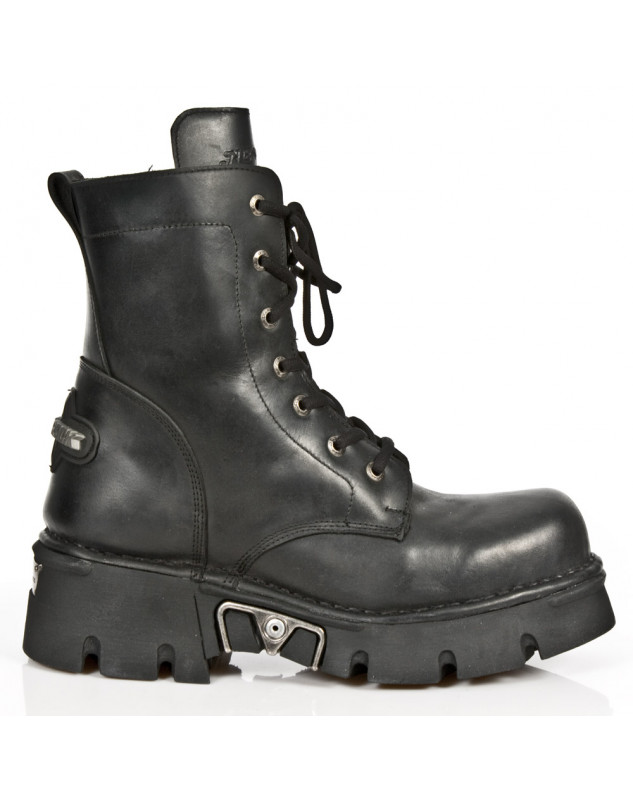 BOTAS ESTILO MILITAR DE NEW ROCK CON CORDONES