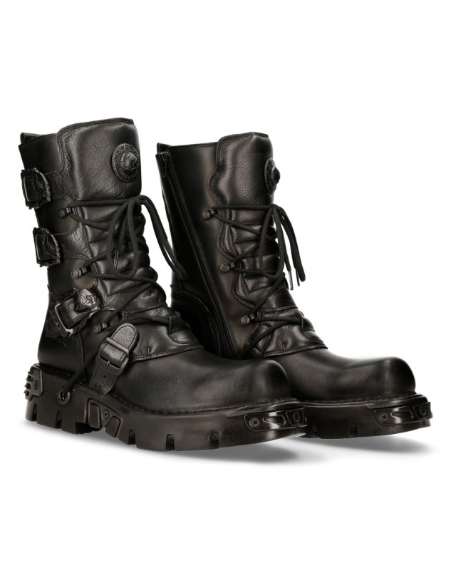 BOTAS NEW ROCK METALLIC COLLECTION CON HEBILLAS