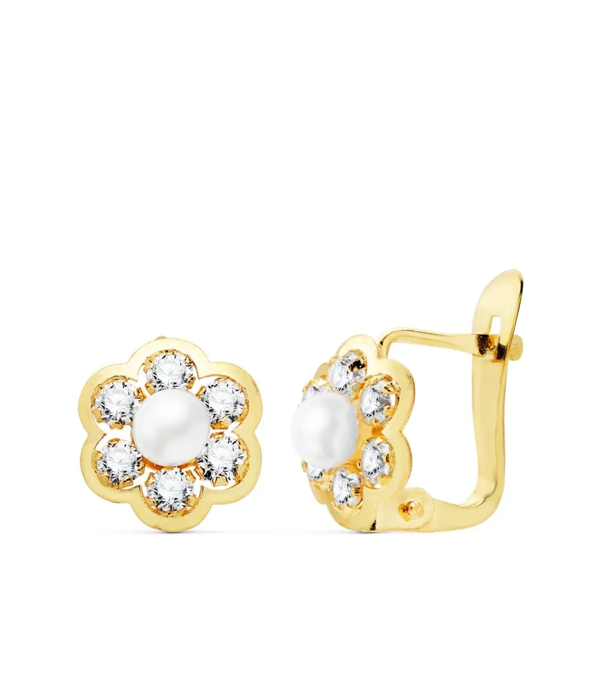 Boucles d'oreilles Enfant Camila Or 18K Perle