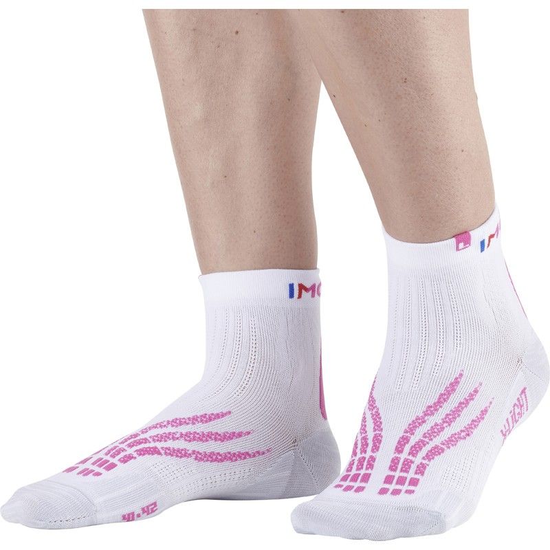 Calcetines trail/running Monnet Run X-light (BLANCO ROSA)