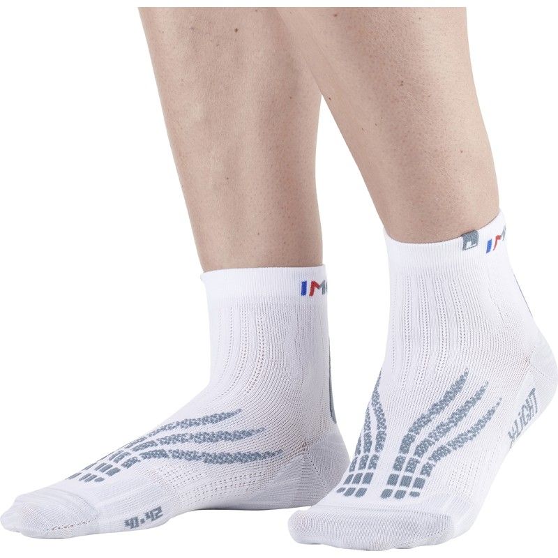 Calcetines Trail/Running Monnet Run X-light (BLANCO/GREY)