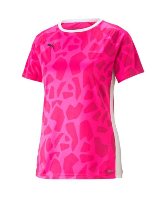 Camiseta De Fitness Puma Teamliga Padel Graph Mujer Ultra Orange