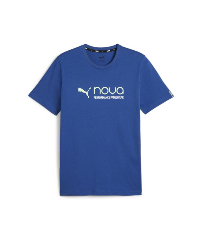 Camiseta de pádel Puma Individual Padel Azul Hombre