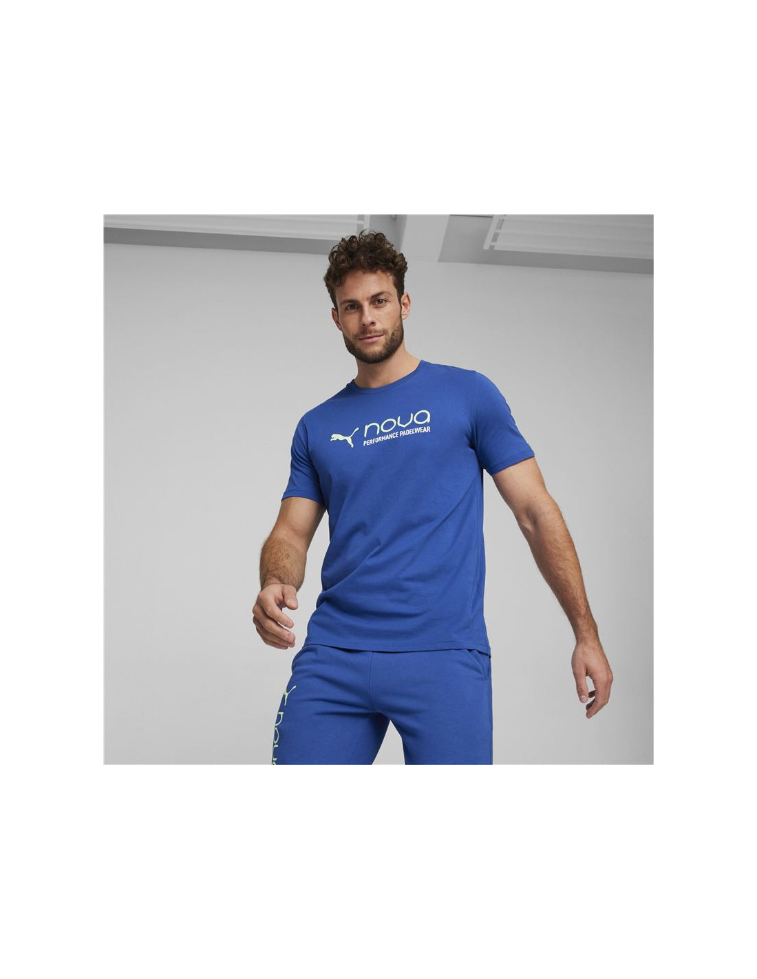 Camiseta de pádel Puma Individual Padel Azul Hombre