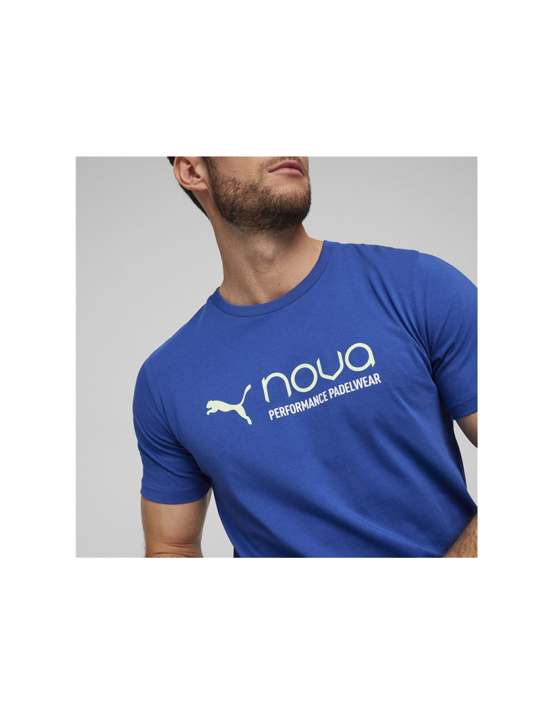 Camiseta de pádel Puma Individual Padel Azul Hombre