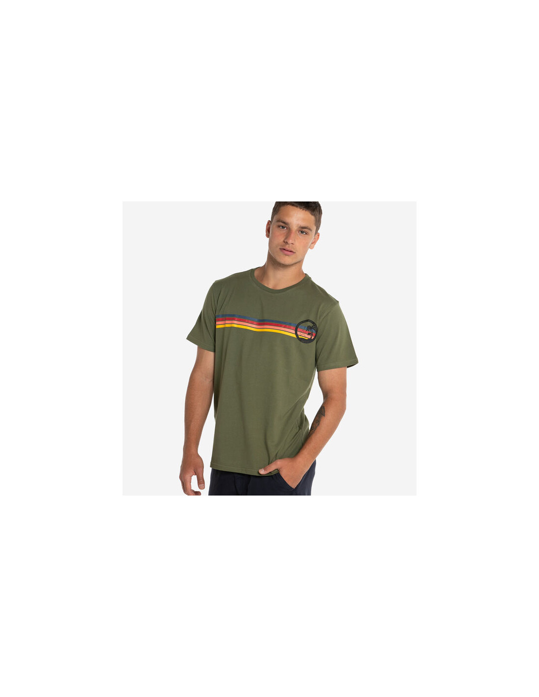 Camiseta Havaianas Hombre Classic Olive Green