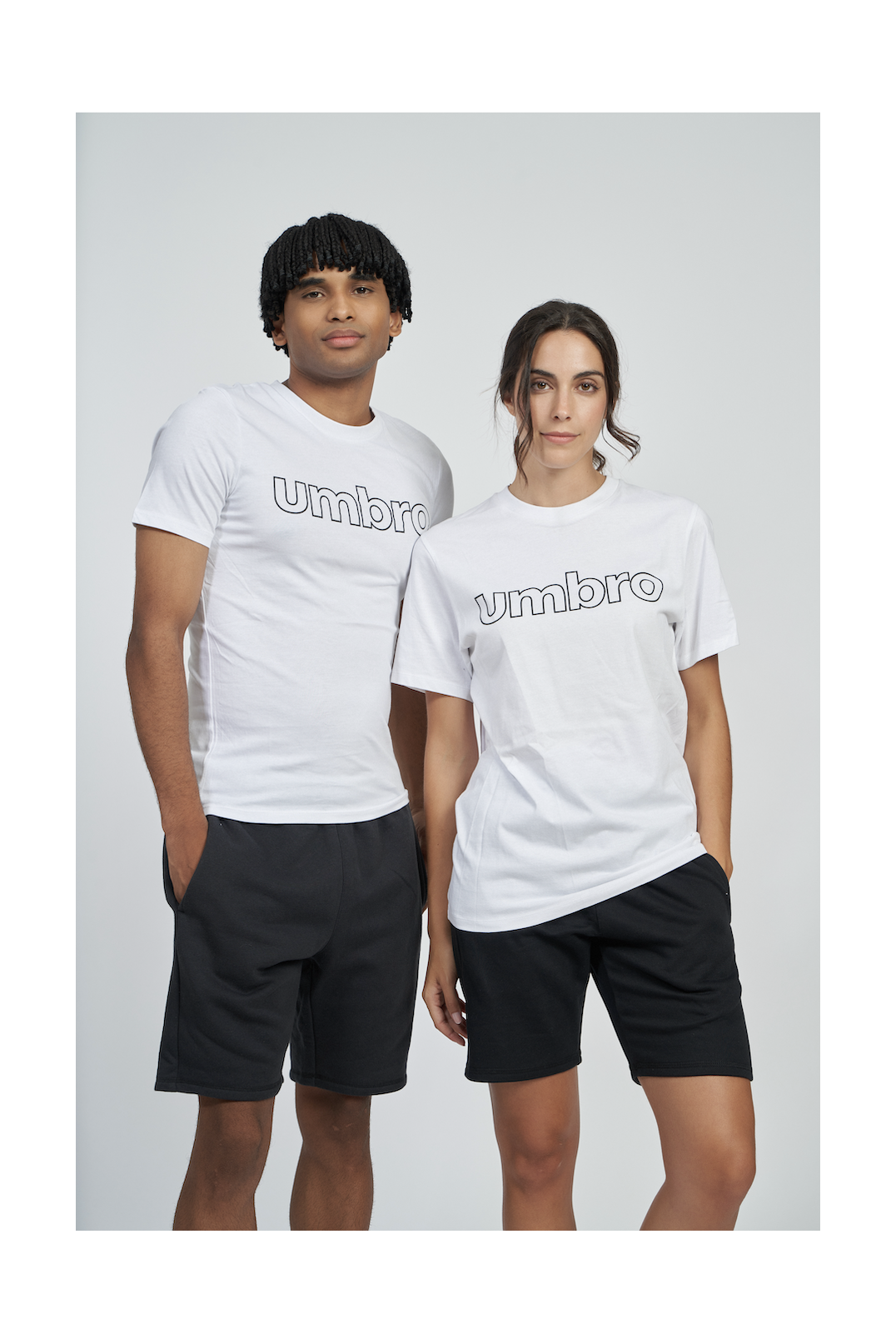 CAMISETA UMBRO FW LINEAR LOGO GRAPHIC TEEBRILLIANT WHITE