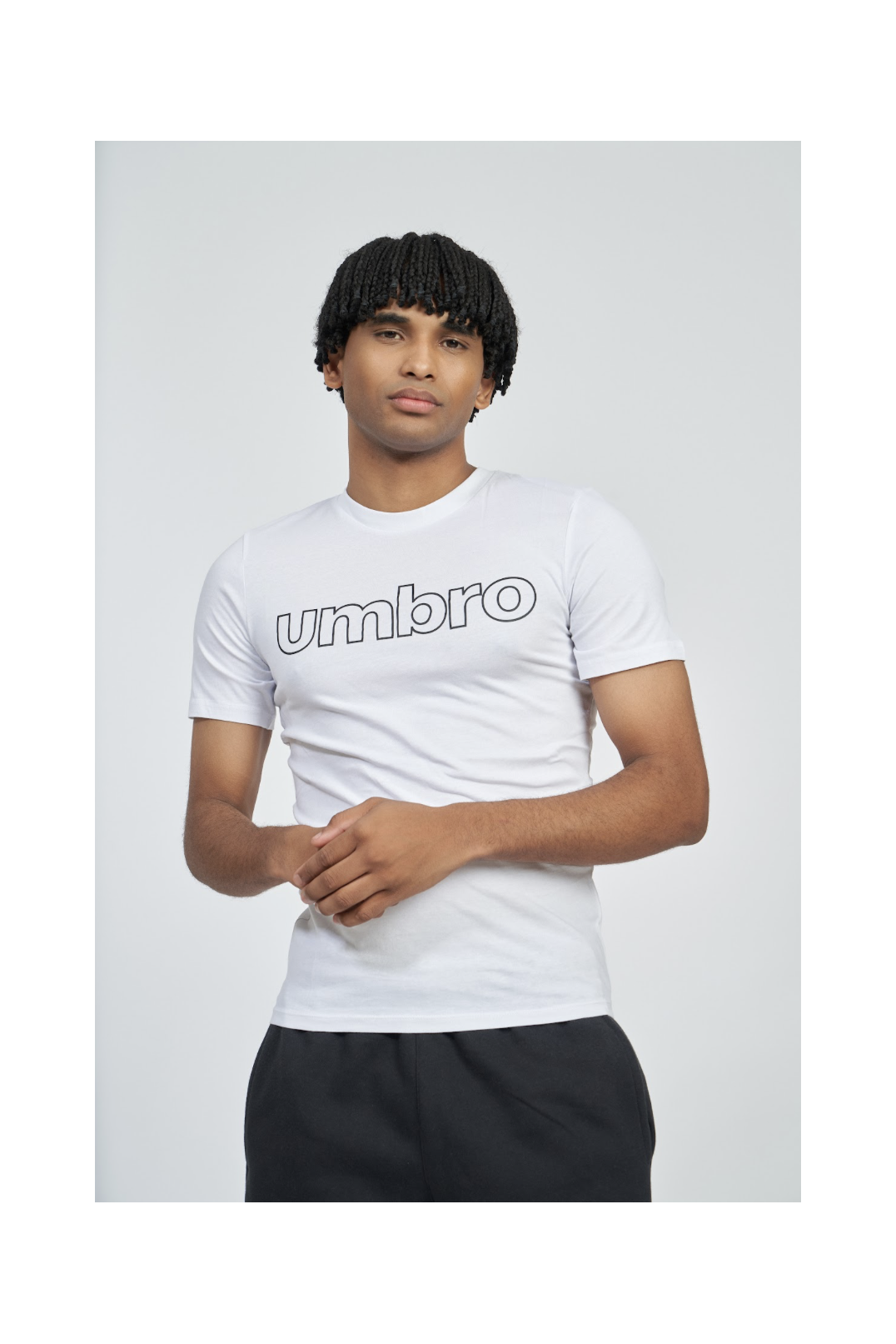 CAMISETA UMBRO FW LINEAR LOGO GRAPHIC TEEBRILLIANT WHITE