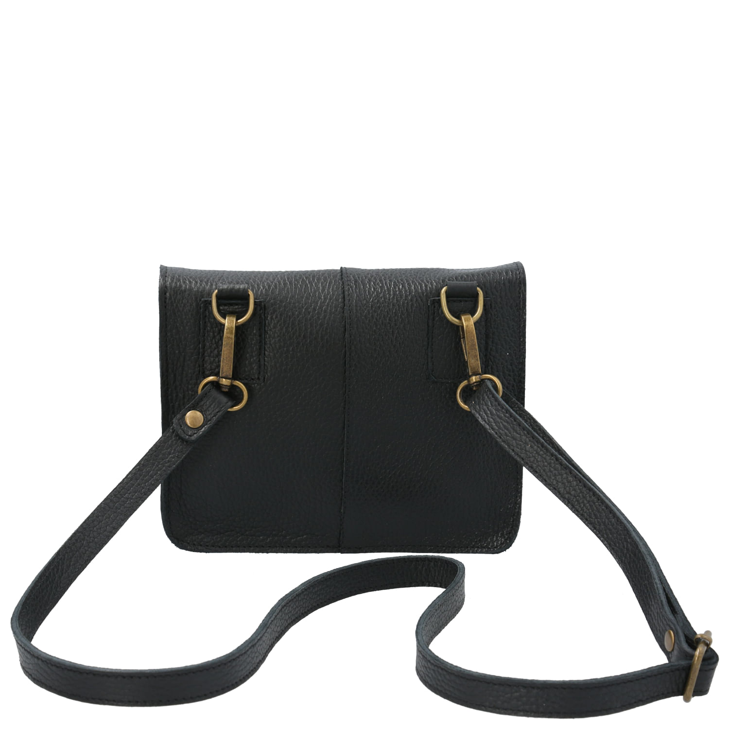 Cartera Cuero Mujer Belle Cross Negro Hush Puppies