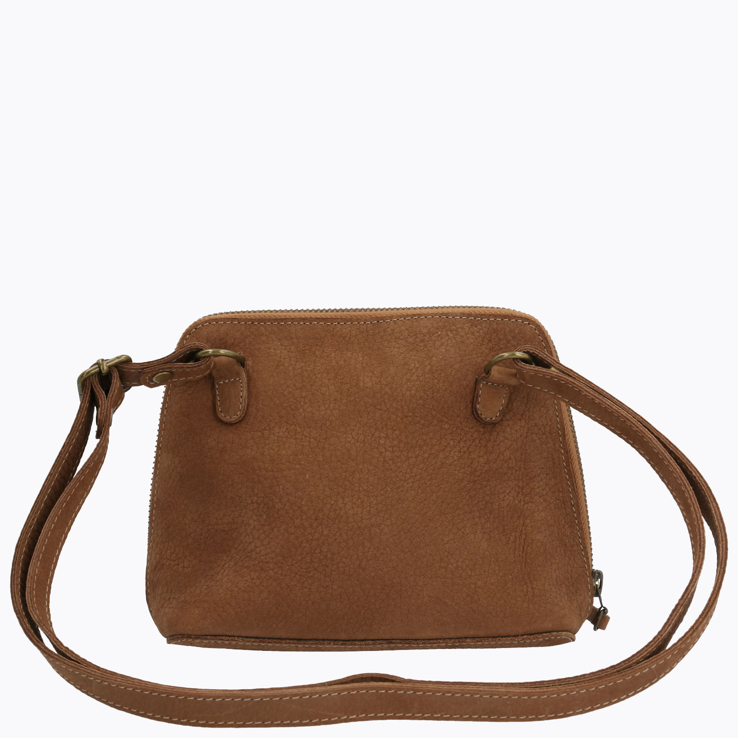 Cartera Cuero Mujer Beth Cross Café Hush Puppies