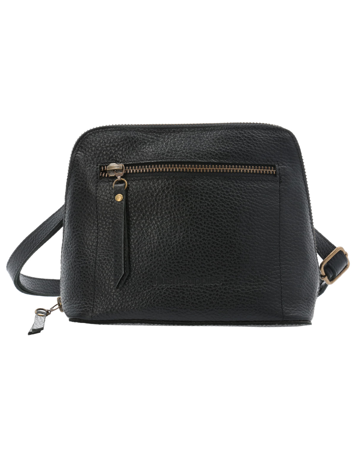 Cartera Cuero Mujer Beth Cross Negro Hush Puppies