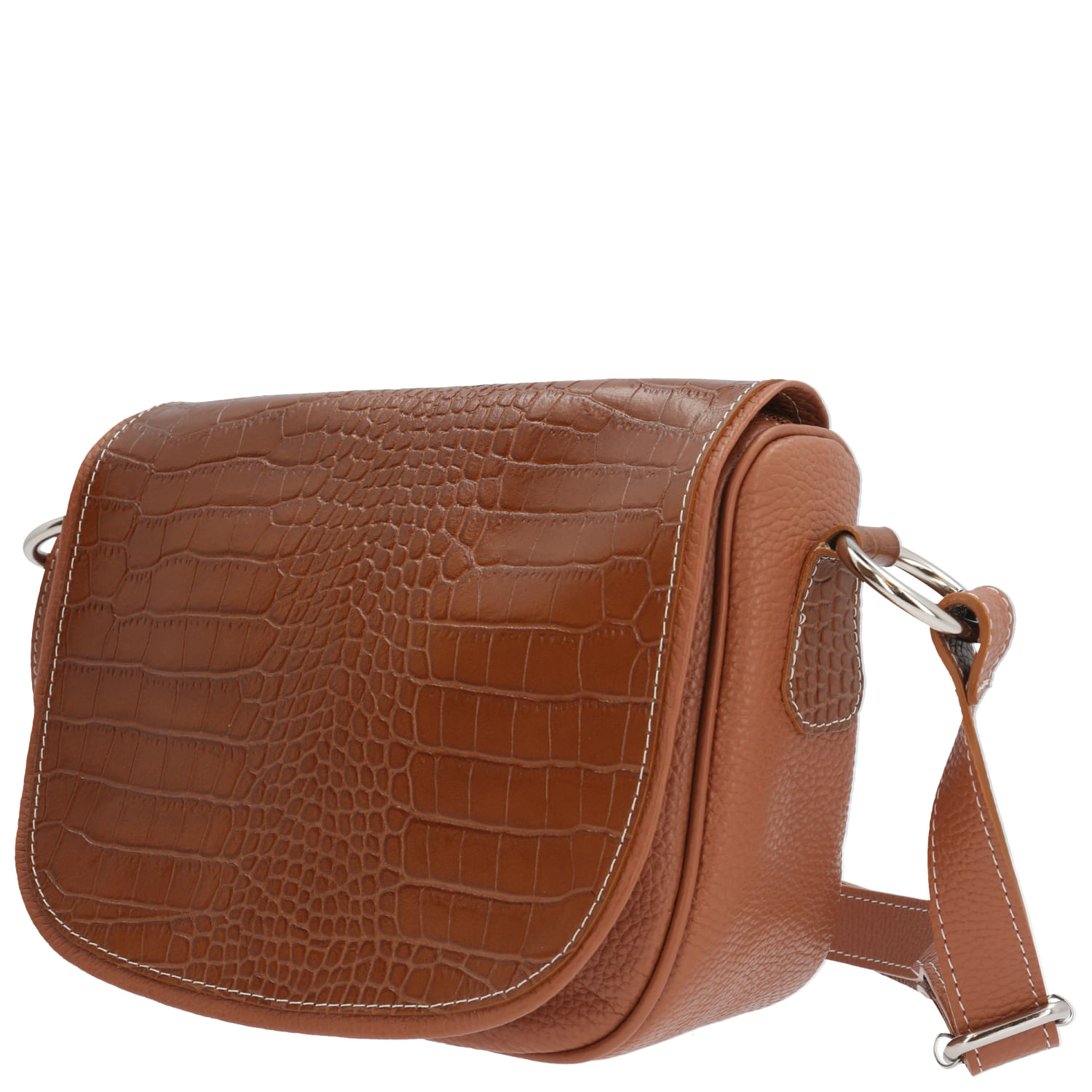 Cartera Cuero Mujer Fiore Cross Café Hush Puppies