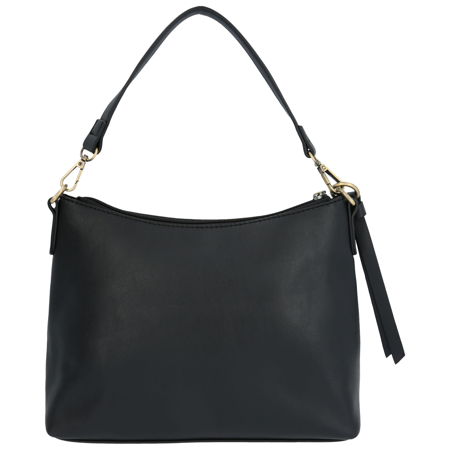 Cartera Ecocuero Mujer Muphel Hobo Negro Hush Puppies