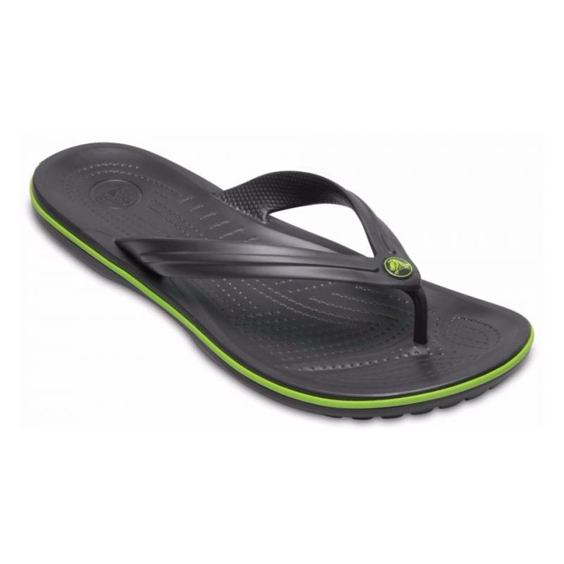 Chanclas Crocs Crocband™ Flip (Graphite/volt Green)