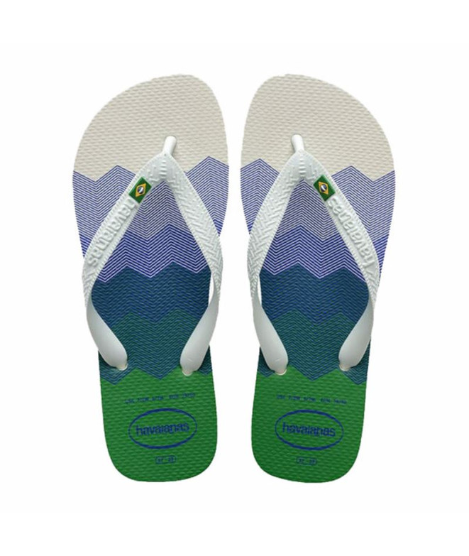 Chanclas Havaianas Brasil Fresh Blanco Mujer