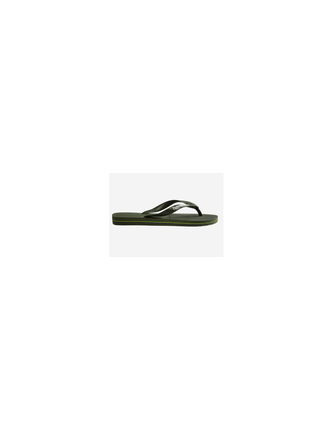 Chanclas Havaianas Brasil Logo Verde Olivo