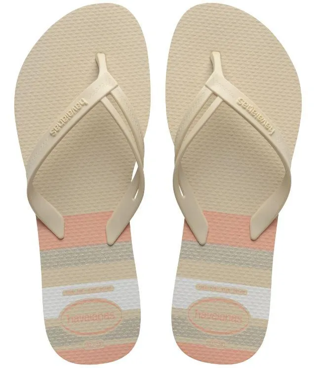 Chanclas Havaianas Elegance Print FC Beige