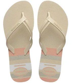 Chanclas Havaianas Elegance Print FC Beige