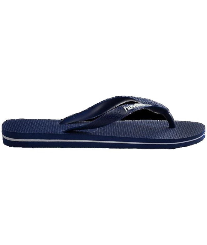 Chanclas Havaianas Logo Filete Hombre Azul