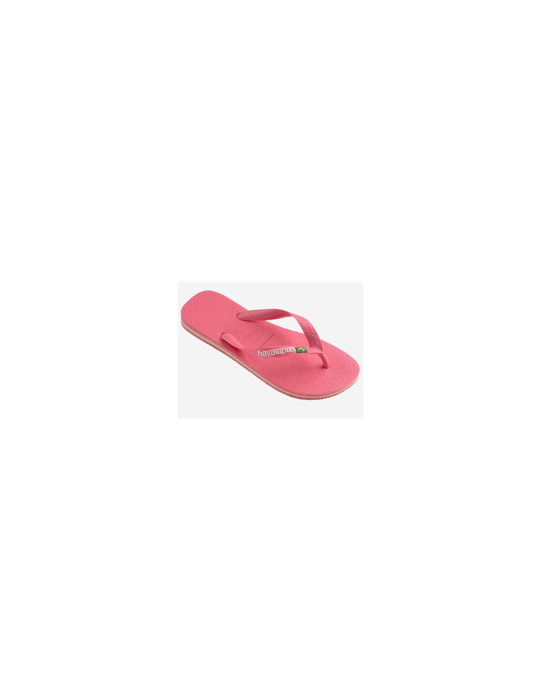 Chanclas Havaianas Mujer Logo Brasil Crystal Rose