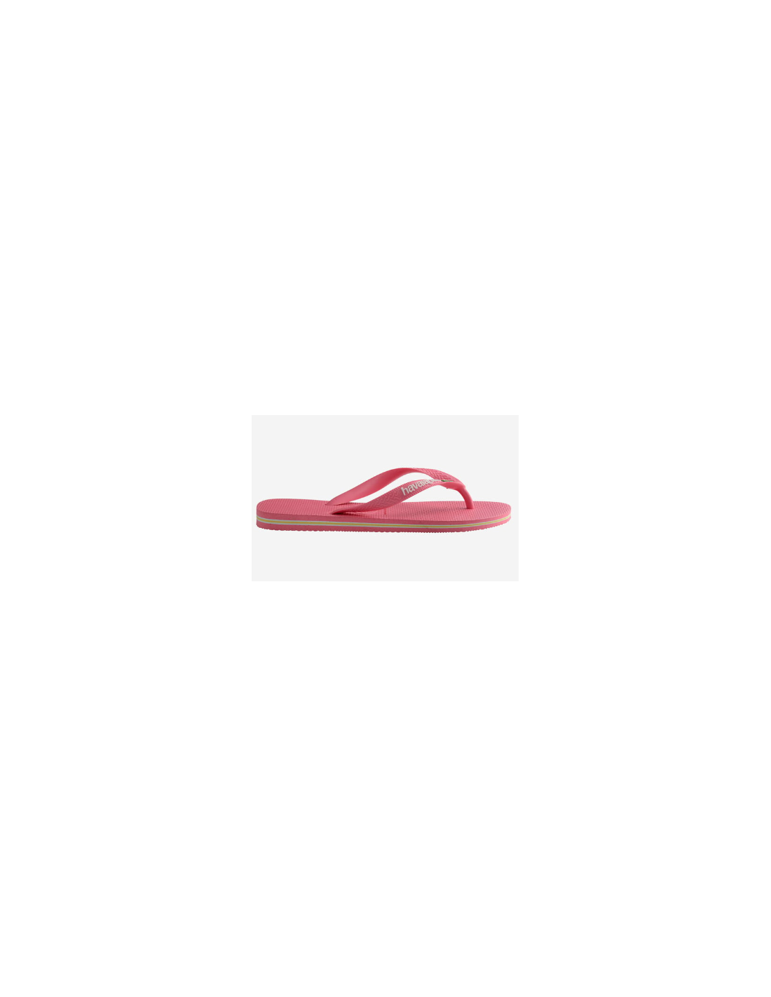 Chanclas Havaianas Mujer Logo Brasil Crystal Rose