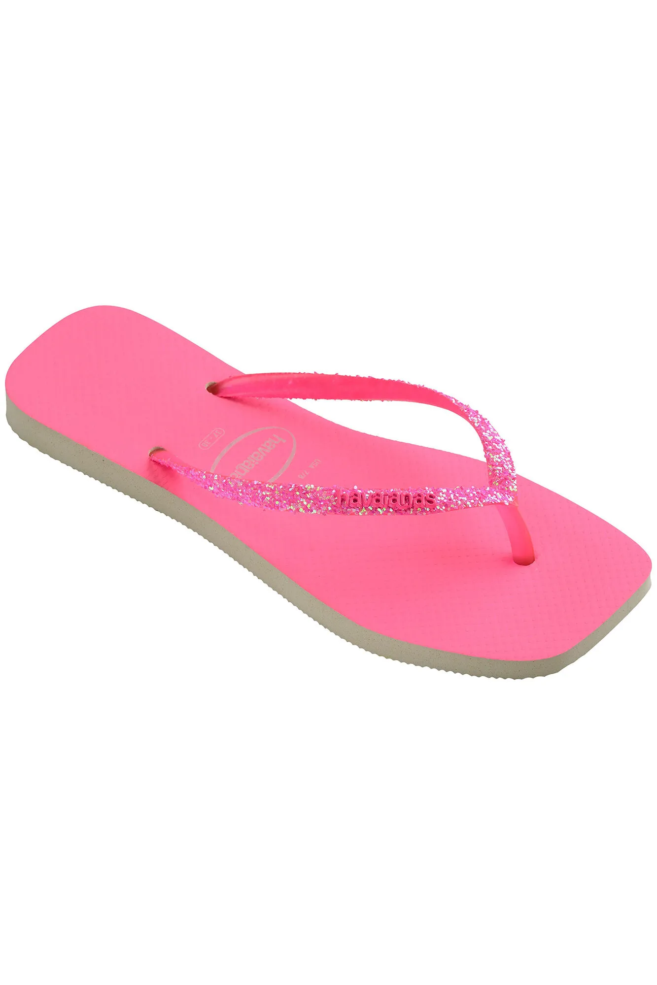 Chanclas Havaianas Square Glitter Neon