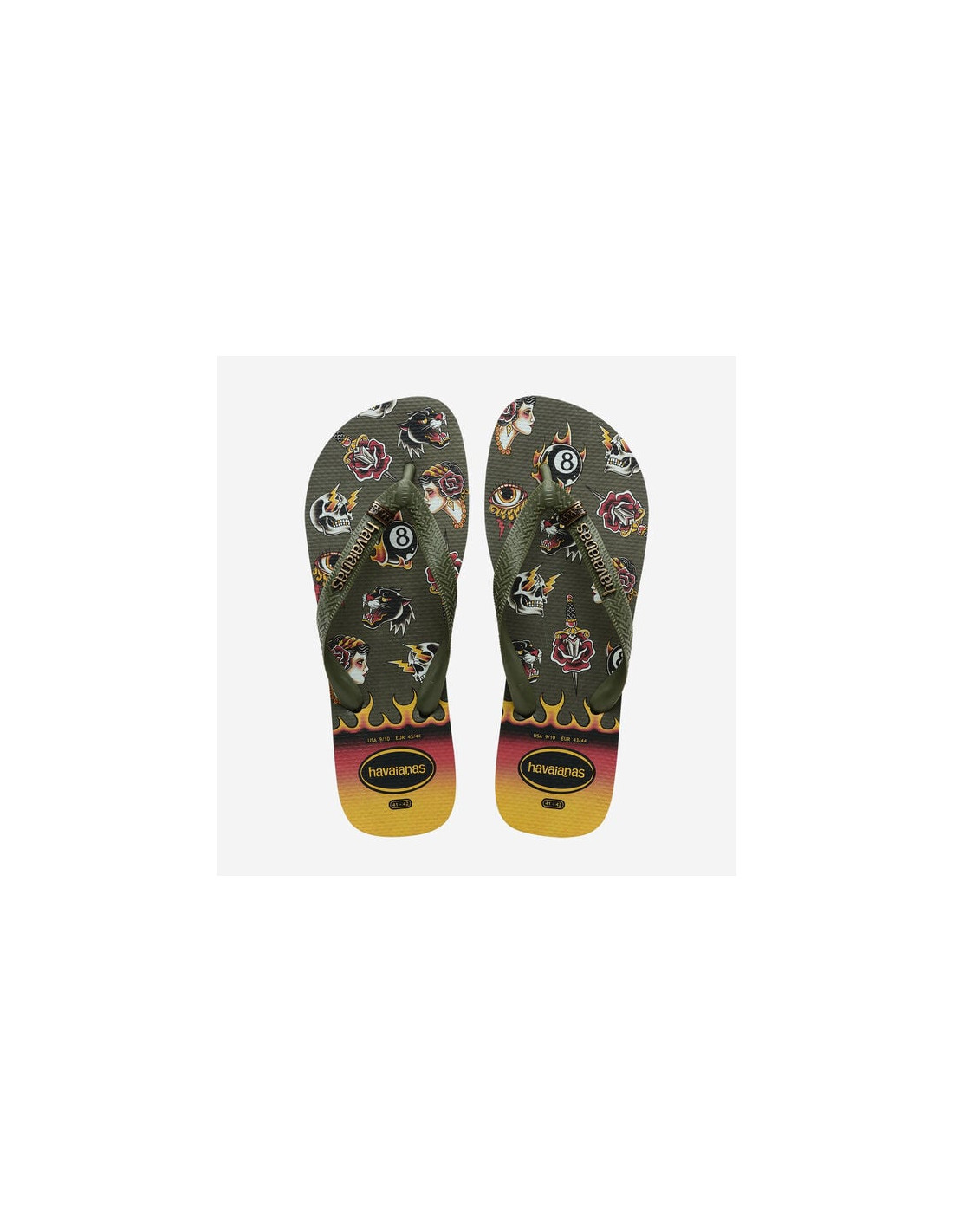 Chanclas Hombre Havaianas Top Tribo Green Olive