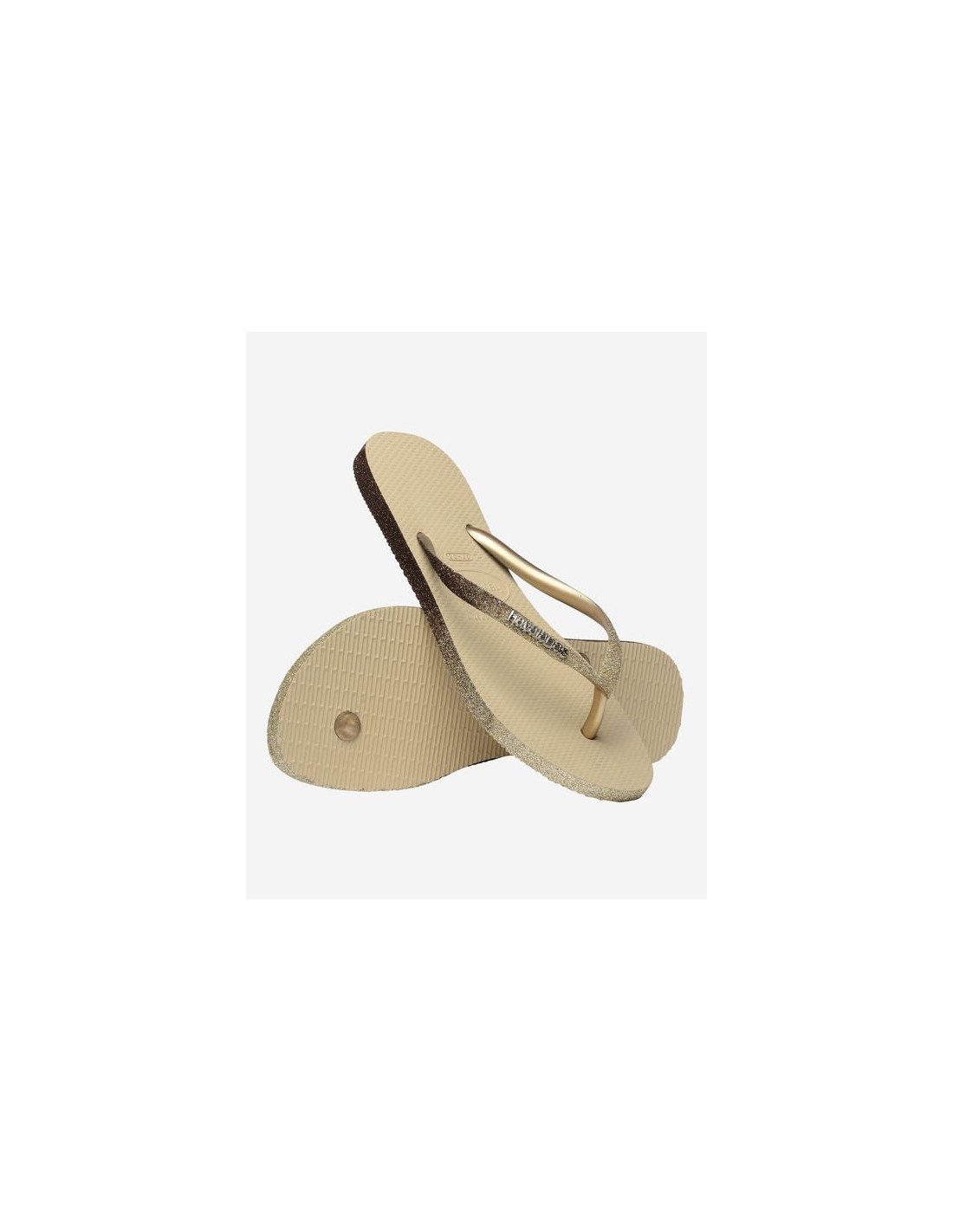 Chanclas Mujer Havaianas Glitter Dorado