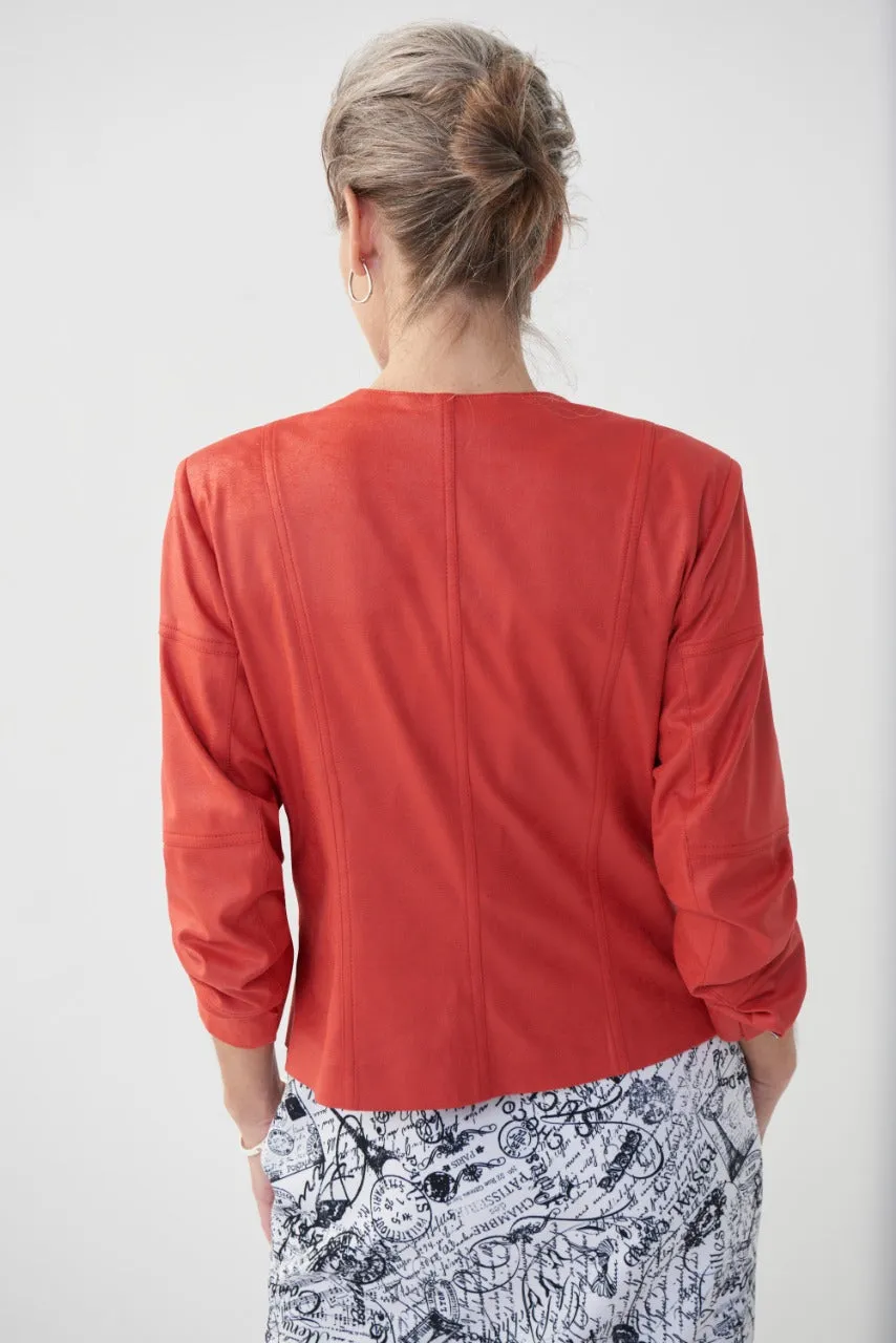 Chaqueta Ante Metalizado Dama Joseph Ribkoff 222900