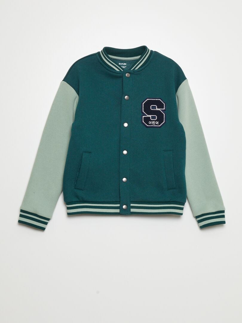 Chaqueta de chándal estilo campus US - VERDE