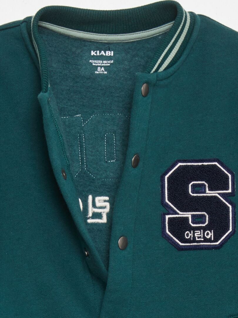 Chaqueta de chándal estilo campus US - VERDE