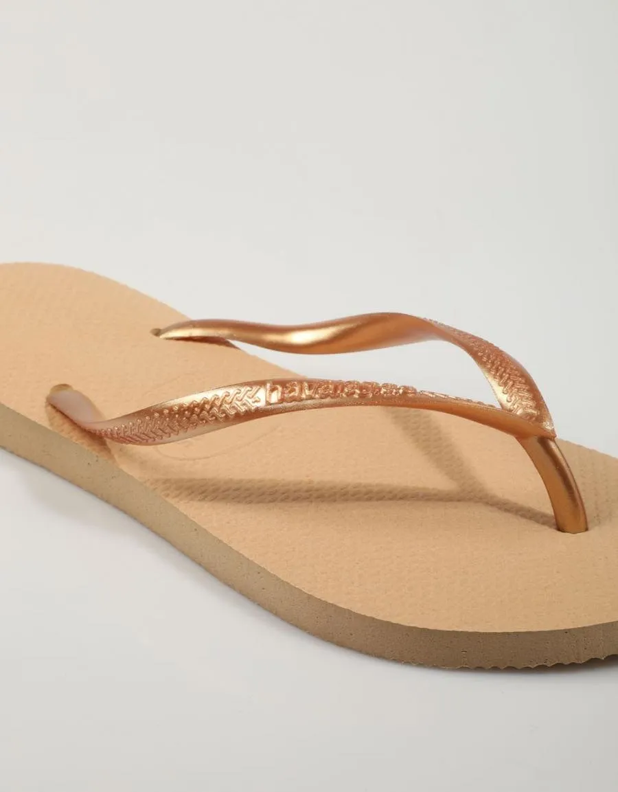  chinelos HAVAIANAS Slim en Platina 79267