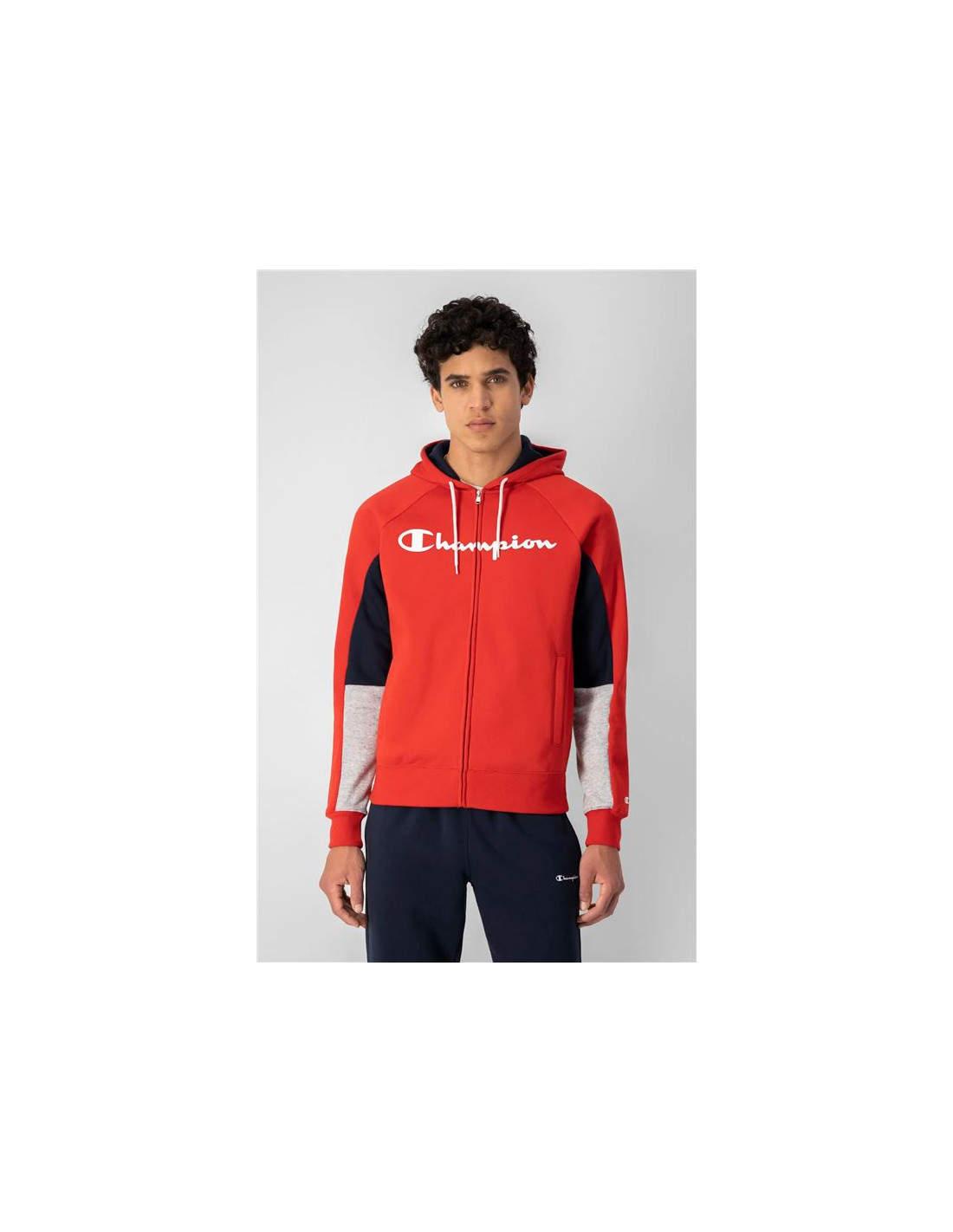 Chándal Champion Hooded Full Zip Hombre Red