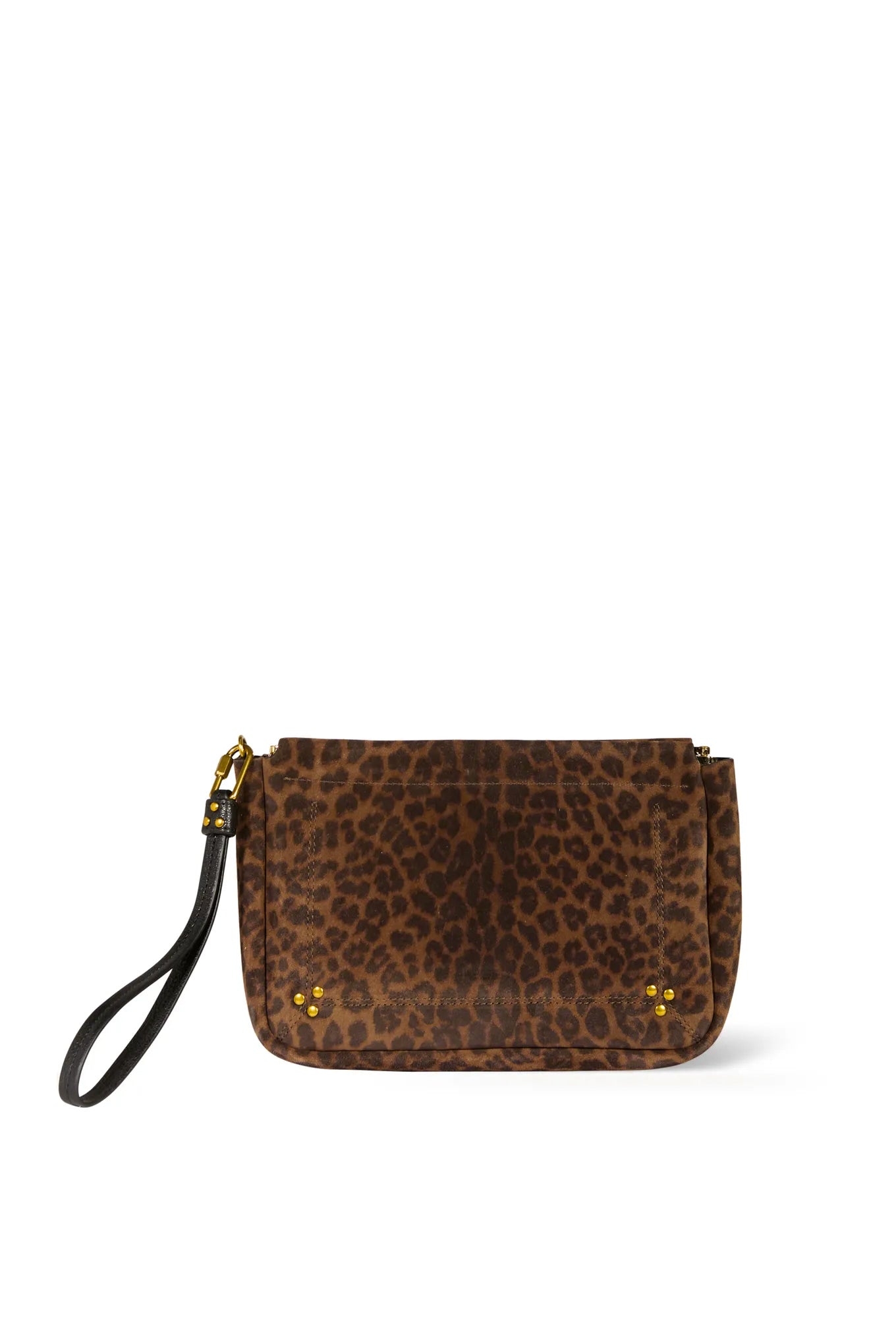 Clap L Wristlet in Imprime Leopard Naturel