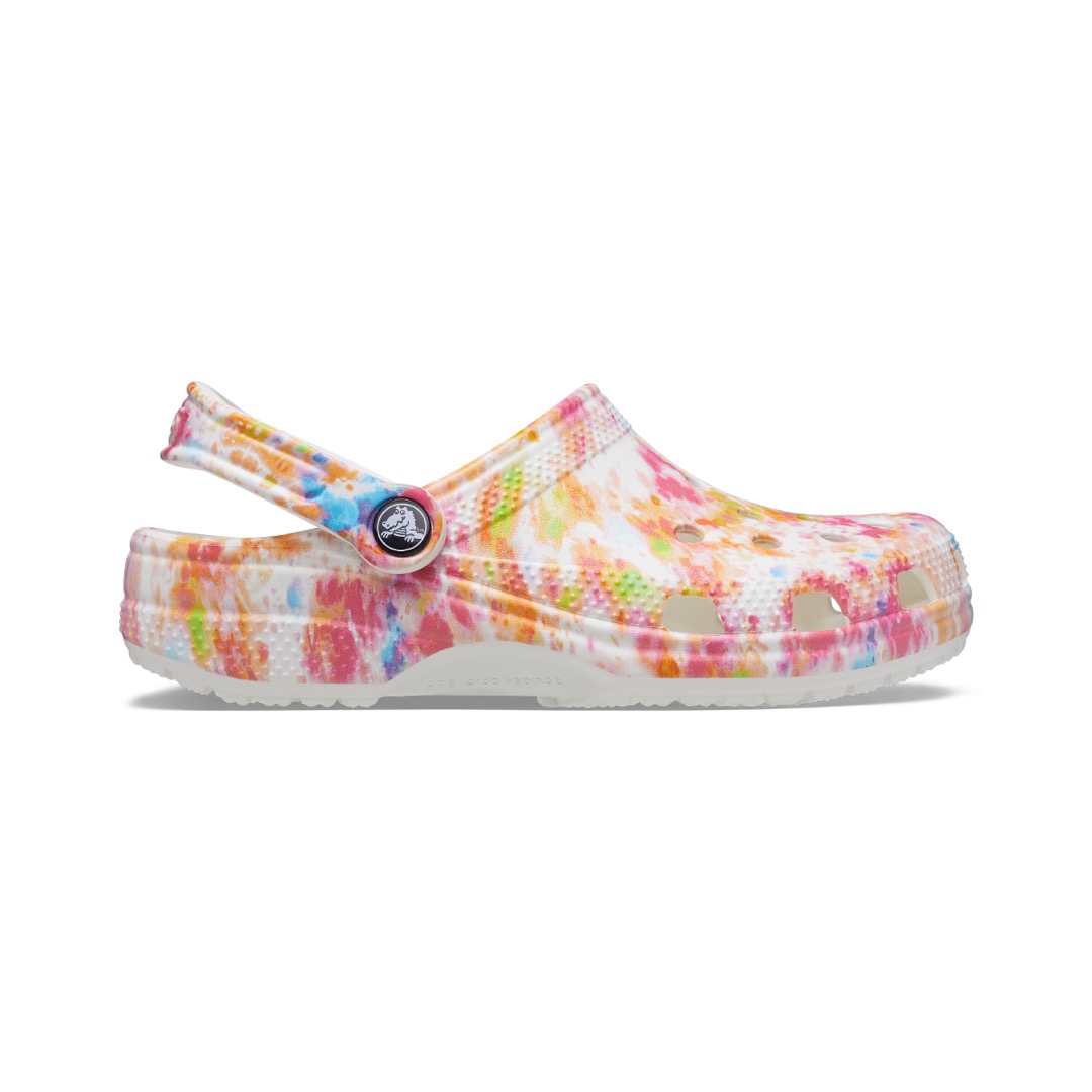 Clogs Crocs Classic Tie-Dye Orange Zing/Multi