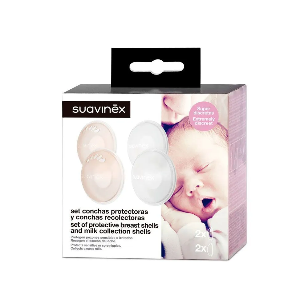 Conchas protectoras recolectoras pezón suavinex
