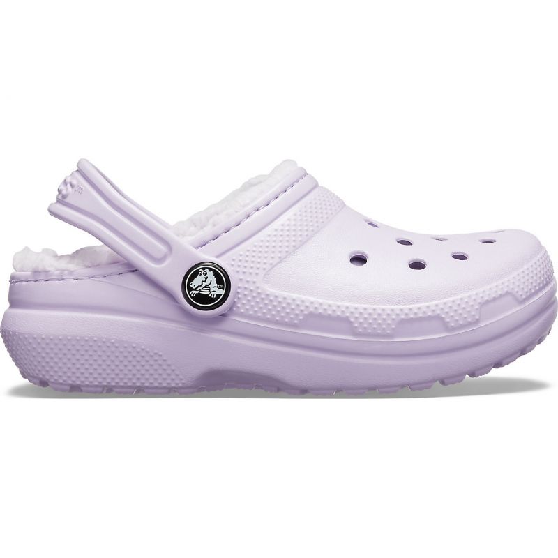 CROCS Classic Fuzz-lined Clog  (lavanda) - Niños