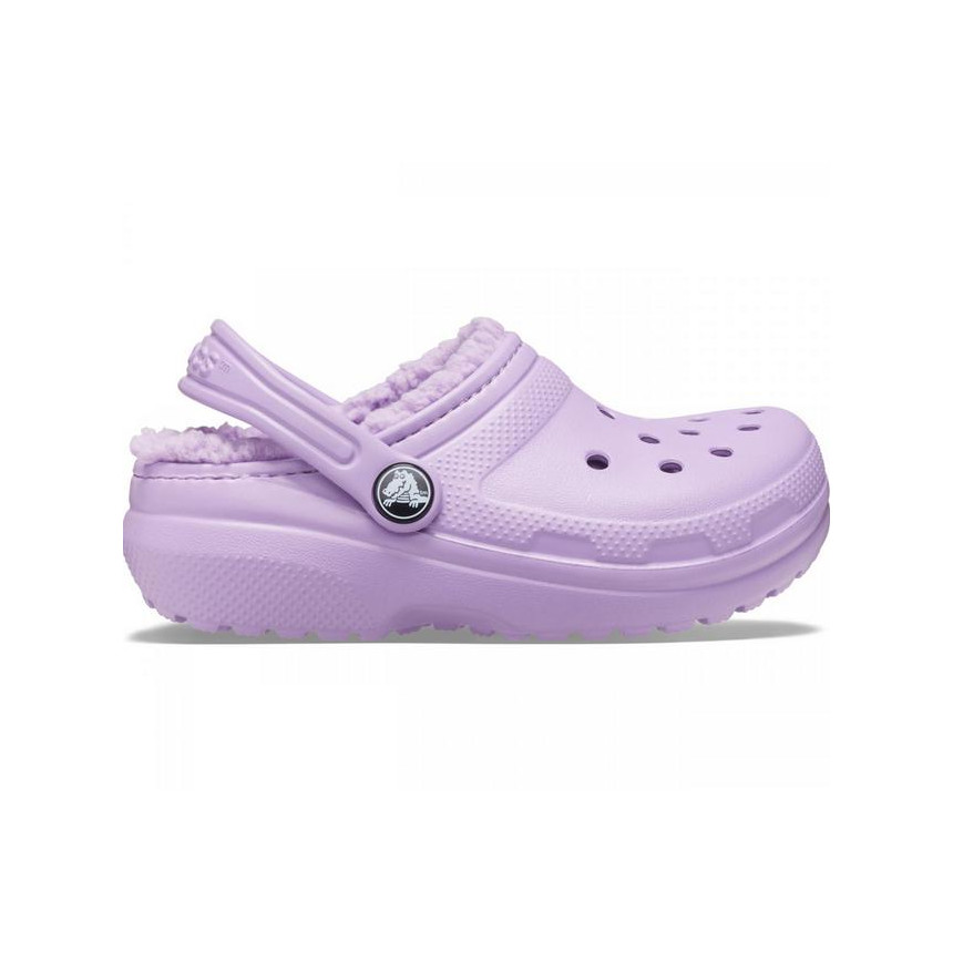 Crocs Classic Lined Clog T Orchid Para Niños