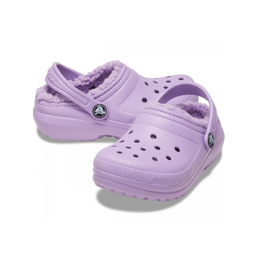 Crocs Classic Lined Clog T Orchid Para Niños